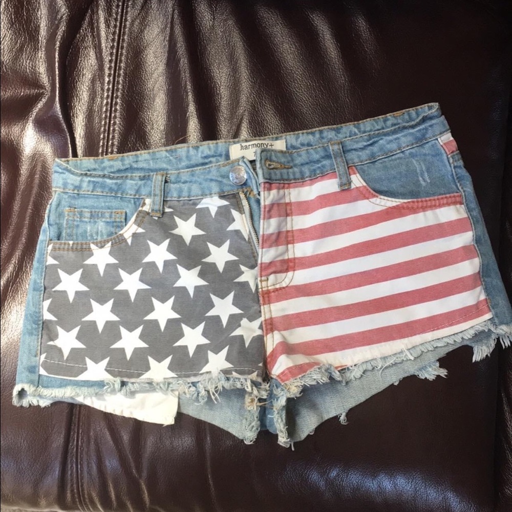 Red, White + Blue Shorts